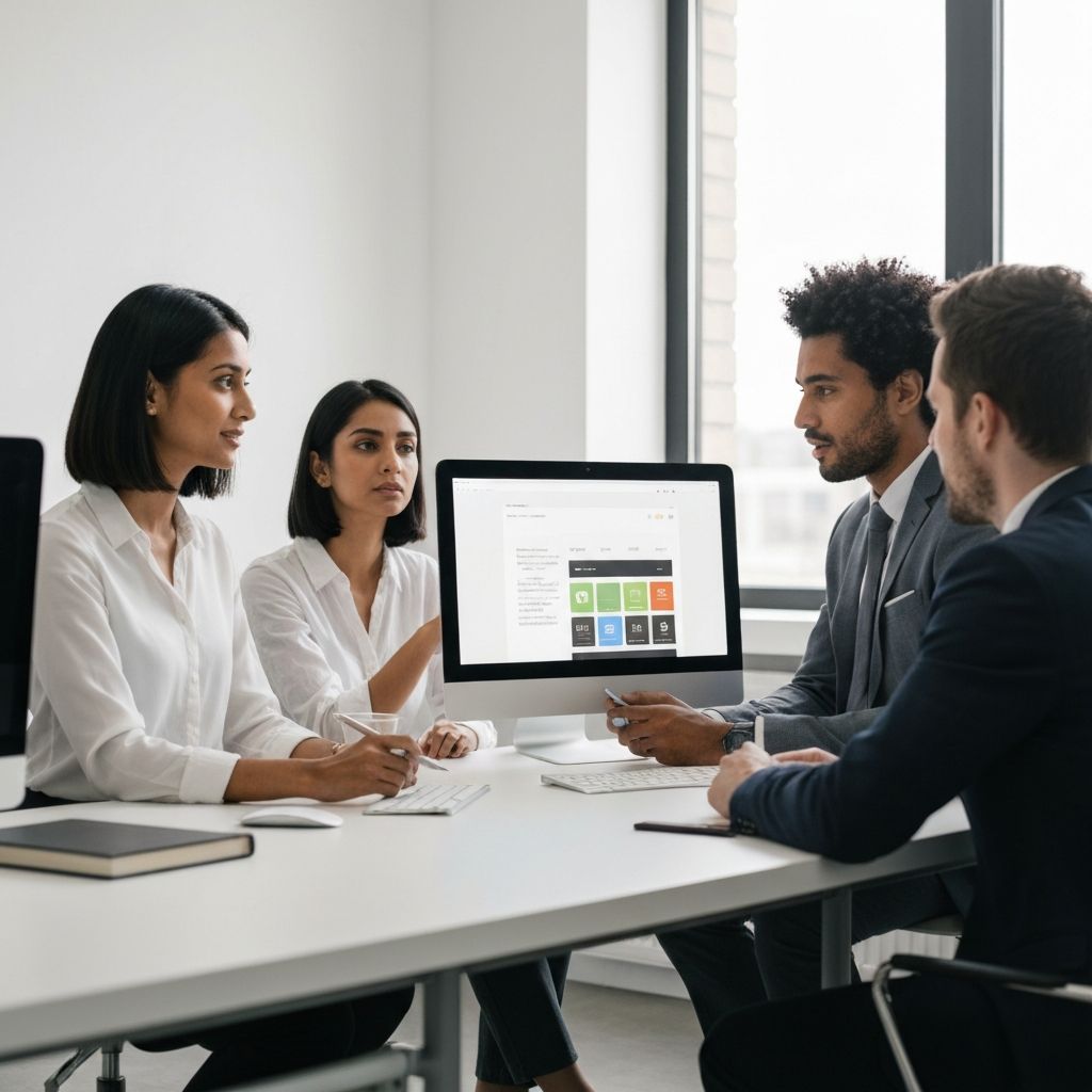 Infodots Services LLP team meeting